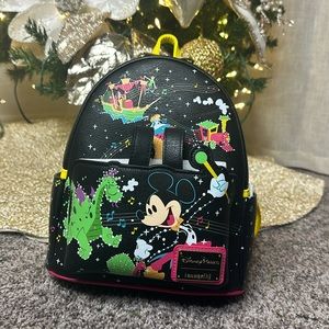 Main Street Electric Parade Glow In The Dark Lounge Fly Back Pack 50th